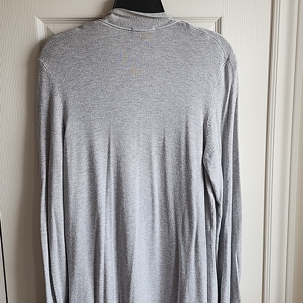 Le Chateau Heather Gray Longline Cardigan XL - Picture 5 of 6